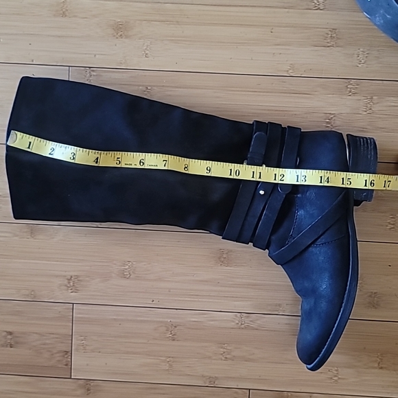 STEVE MADDEN ALBANY WESTERN COWGIRL RIDING BUCKLE BOOTS WOMEN SIZE 9.5 - Picture 9 of 11